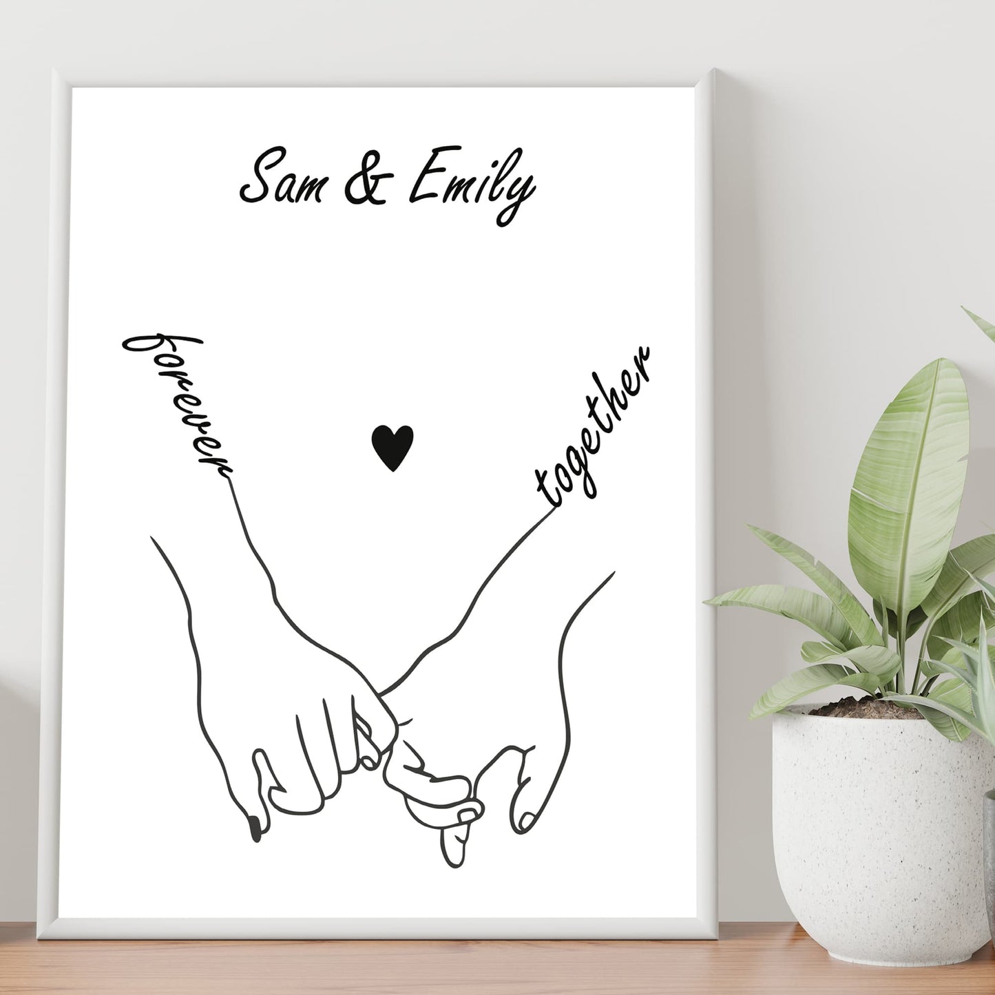 Holding Hands Couples Artwork