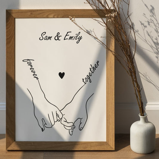 Holding Hands Couples Artwork